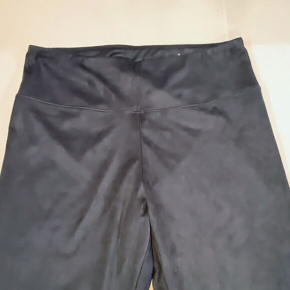 Soft Surroundings Faux Suede Pull On Leggings-Medium-Ankle-Slate Gray-Fall-NWOT - Picture 3 of 9